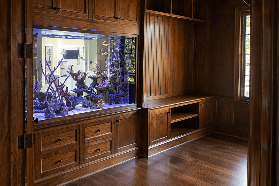 Whole Home L1 whole home interior room with fish tank
